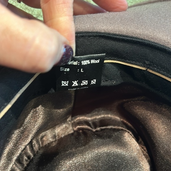 Jack and Arrow Brown Australian Wool Cowboy Hat Large - Picture 5 of 7